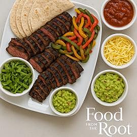 Copy of Chicken or Steak Fajitas with Fixings - Dinner Copy of Chicken or Steak Fajitas with Fixings - Dinner